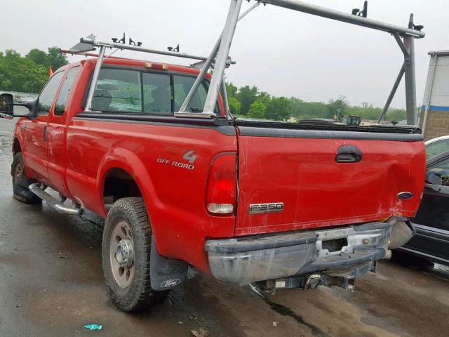 1FTWX31516EA44327 - 2006 FORD F350 SRW S RED photo 3