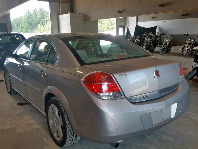 1G8ZS57B28F268900 - 2008 SATURN AURA XE SILVER photo 3