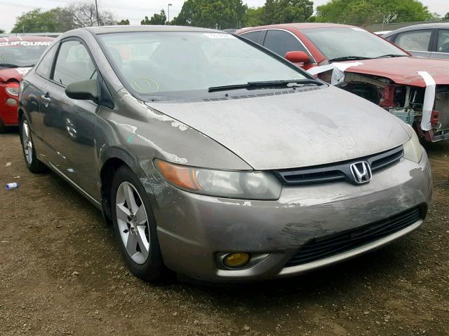 2HGFG118X7H503946 - 2007 HONDA CIVIC EX GRAY photo 1