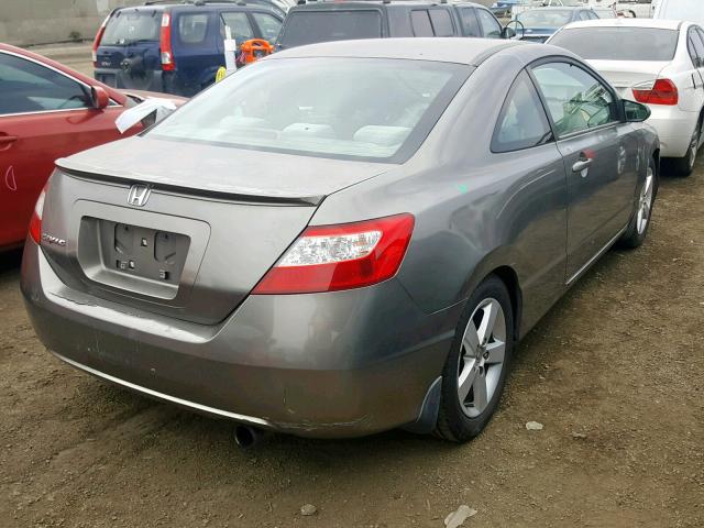 2HGFG118X7H503946 - 2007 HONDA CIVIC EX GRAY photo 4