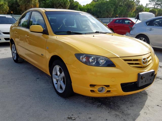 JM1BK323041168474 - 2004 MAZDA 3 S YELLOW photo 1