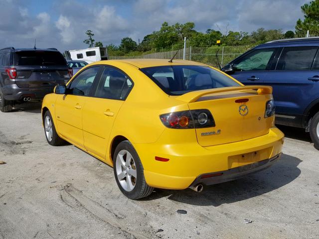 JM1BK323041168474 - 2004 MAZDA 3 S YELLOW photo 3