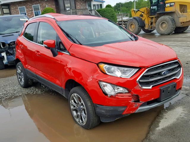 MAJ6S3KL3KC251843 - 2019 FORD ECOSPORT T RED photo 1