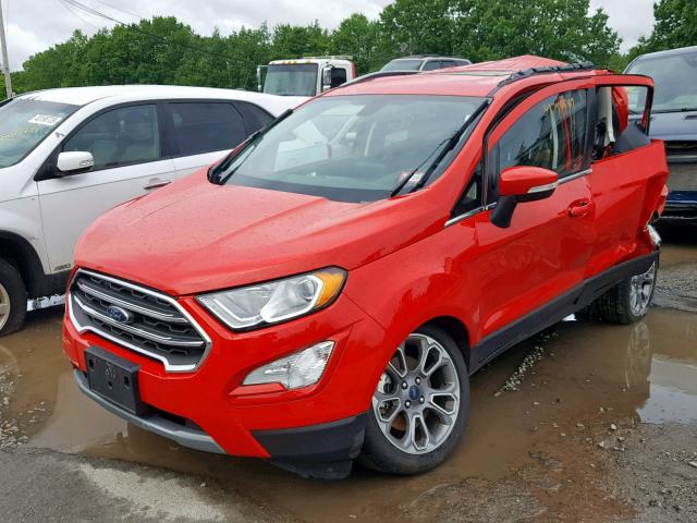 MAJ6S3KL3KC251843 - 2019 FORD ECOSPORT T RED photo 2