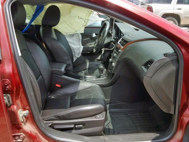 1G1ZE5EB7AF297730 - 2010 CHEVROLET MALIBU LTZ 红色 照片 5