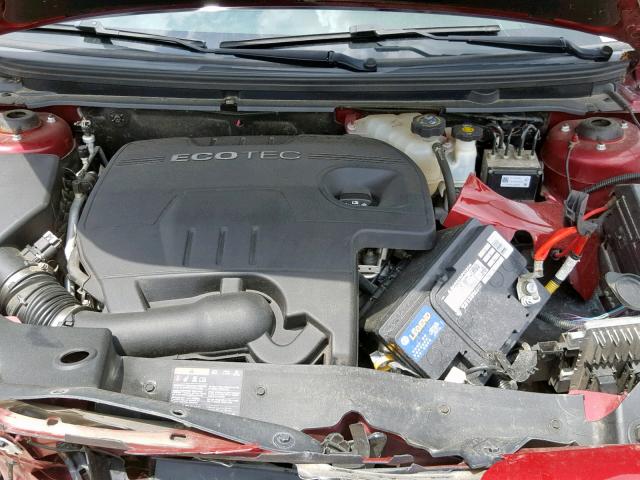 1G1ZE5EB7AF297730 - 2010 CHEVROLET MALIBU LTZ 红色 照片 7