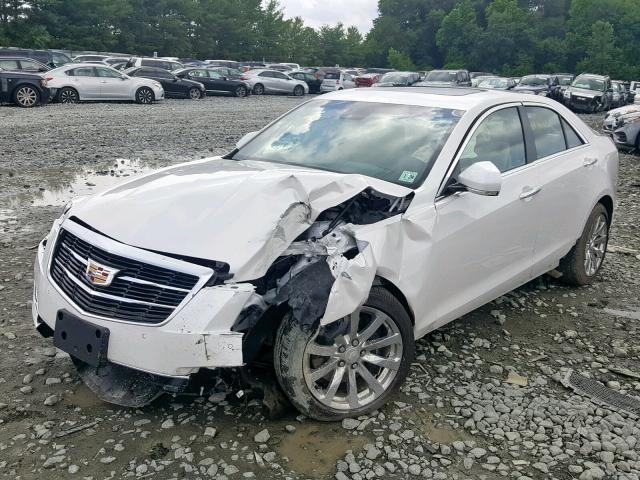 1G6AF5SX2J0175431 - 2018 CADILLAC ATS LUXURY WHITE photo 2