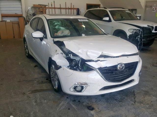 JM1BM1W30F1256534 - 2015 MAZDA 3 GRAND TO WHITE photo 1