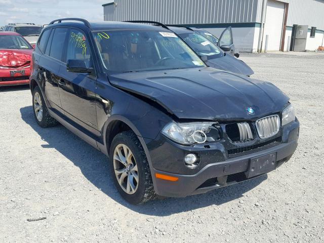 WBXPC93489WJ26063 - 2009 BMW X3 XDRIVE3 BLACK photo 1