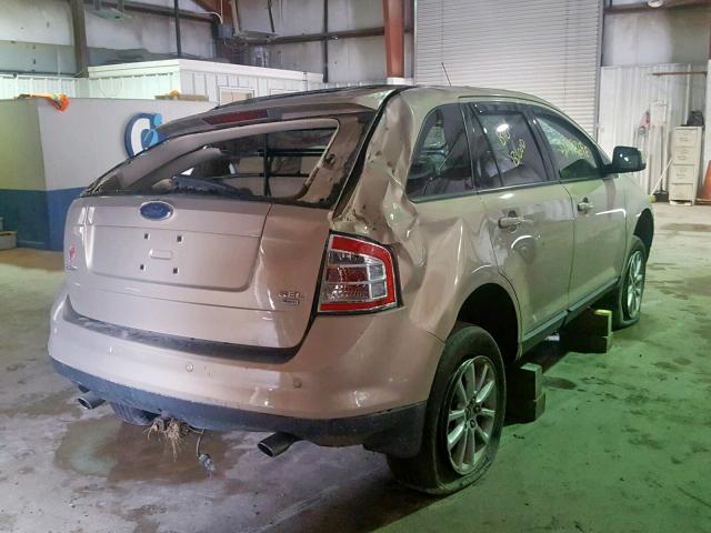 2FMDK49CX7BA60761 - 2007 FORD EDGE SEL P GOLD photo 4