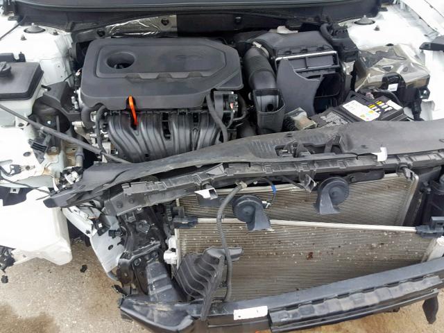 5NPE34AF5FH046930 - 2015 HYUNDAI SONATA SPO WHITE photo 7