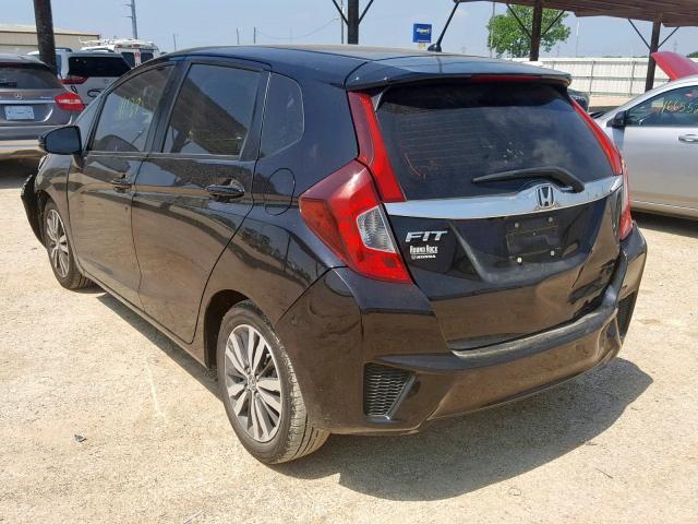 JHMGK5H73GX006107 - 2016 HONDA FIT EX BLACK photo 3