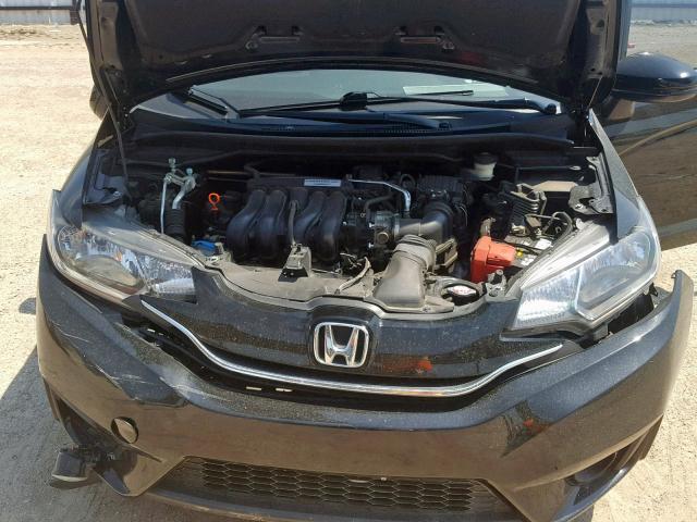 JHMGK5H73GX006107 - 2016 HONDA FIT EX BLACK photo 7