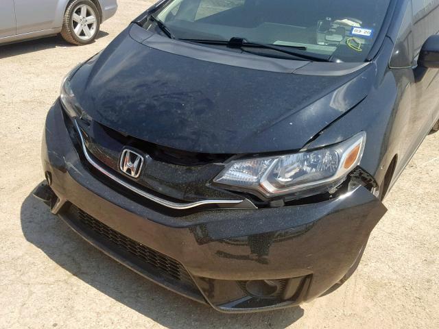 JHMGK5H73GX006107 - 2016 HONDA FIT EX BLACK photo 9