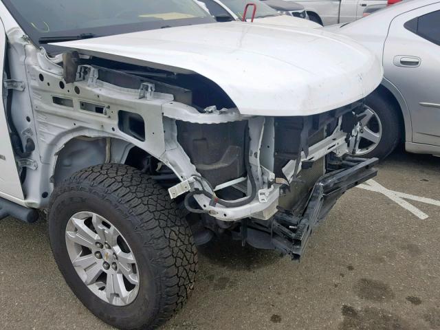 1GCGSCE34G1285190 - 2016 CHEVROLET COLORADO L WHITE photo 9
