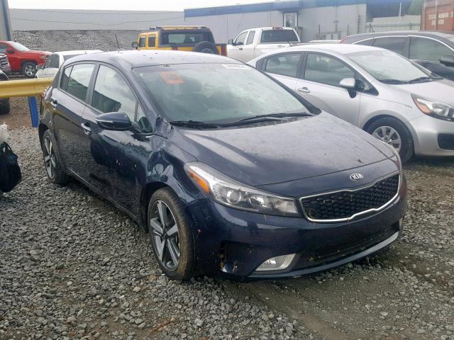 KNAFX5A80H5719042 - 2017 KIA FORTE EX BLUE photo 1