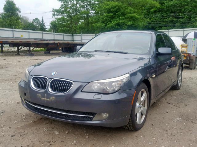 WBANV93538CZ62528 - 2008 BMW 535 XI GRAY photo 2