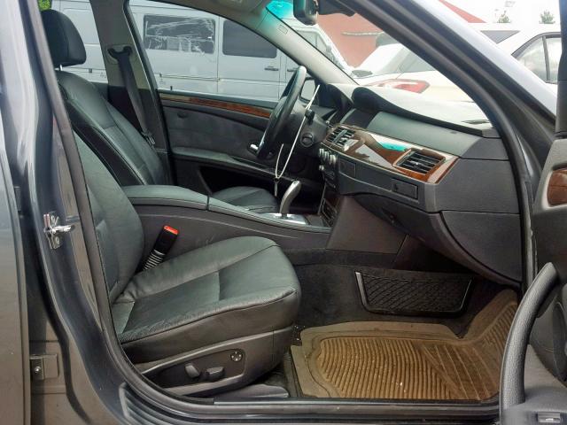 WBANV93538CZ62528 - 2008 BMW 535 XI GRAY photo 5