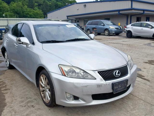 JTHCF5C25A5044410 - 2010 LEXUS IS 250 SILVER photo 1