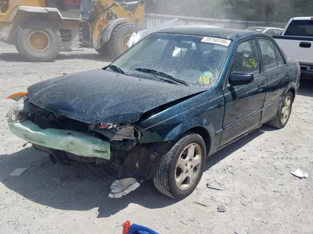 JM1BJ2213Y0292309 - 2000 MAZDA PROTEGE ES 绿色 照片 2