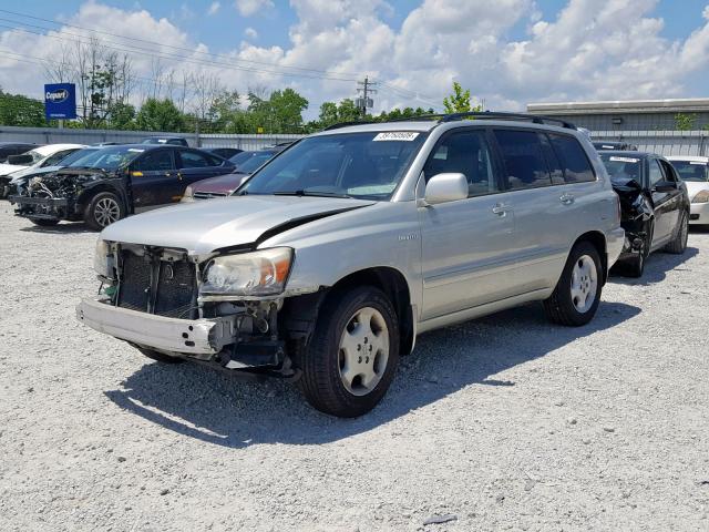 JTEEP21A740028657 - 2004 TOYOTA HIGHLANDER SILVER photo 2