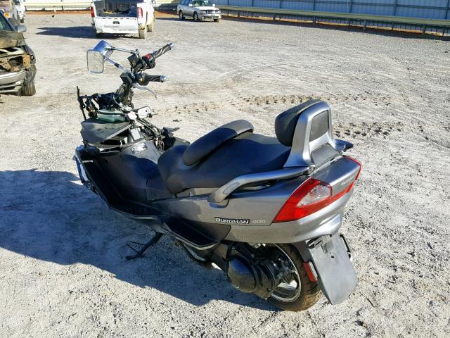 JS1CK43A962102763 - 2006 SUZUKI AN400 K3 GRAY photo 3