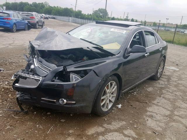 1G1ZG5E78CF303396 - 2012 CHEVROLET MALIBU LTZ შავი ფოტო 2