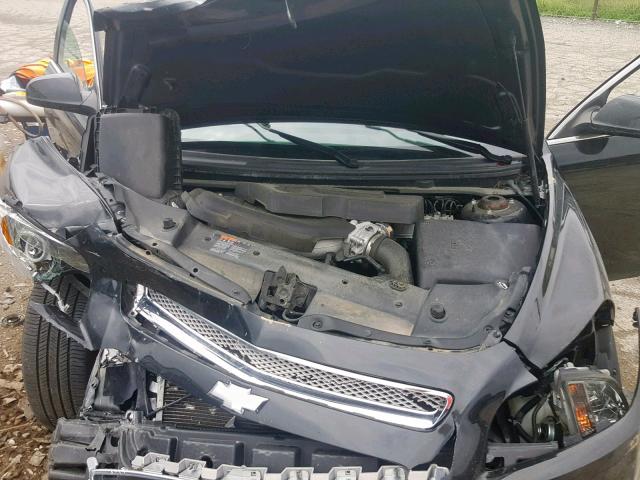 1G1ZG5E78CF303396 - 2012 CHEVROLET MALIBU LTZ შავი ფოტო 7