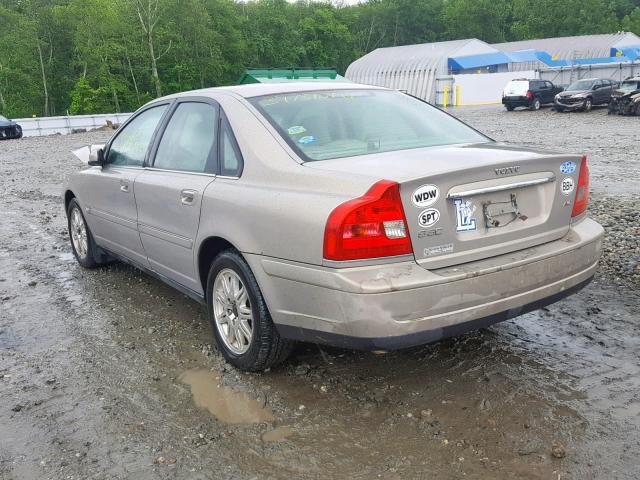 YV1TH59HX41381913 - 2004 VOLVO S80 2.5T TAN photo 3