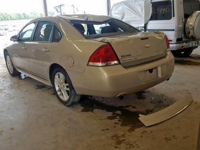 2G1WC5E30C1101252 - 2012 CHEVROLET IMPALA LTZ TAN photo 3