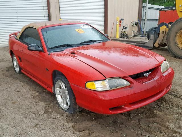 1FAFP45X8WF263948 - 1998 FORD MUSTANG GT RED photo 1