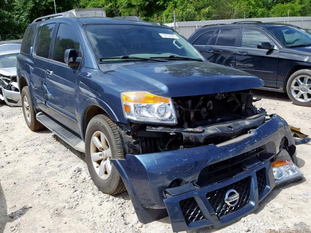 5N1AA0ND0EN607891 - 2014 NISSAN ARMADA SV GREEN photo 1