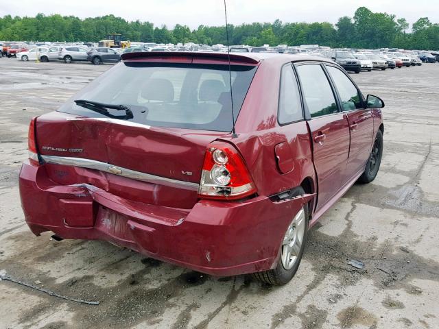1G1ZT68N17F262952 - 2007 CHEVROLET MALIBU MAX 红色 照片 4