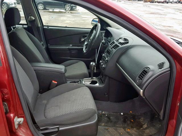 1G1ZT68N17F262952 - 2007 CHEVROLET MALIBU MAX 红色 照片 5