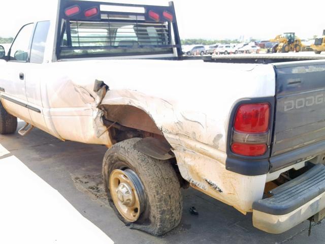 3B7KC23682M214116 - 2002 DODGE RAM 2500 WHITE photo 9