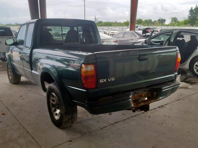 4F4YR16E31TM30372 - 2001 MAZDA B4000 CAB GREEN photo 3