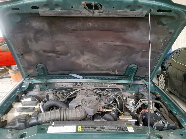 4F4YR16E31TM30372 - 2001 MAZDA B4000 CAB GREEN photo 7