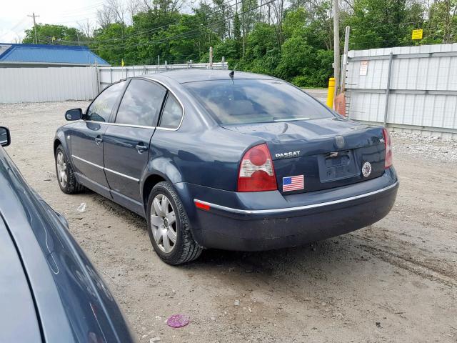 WVWRH63B62P127751 - 2002 VOLKSWAGEN PASSAT GLX 蓝色 照片 3