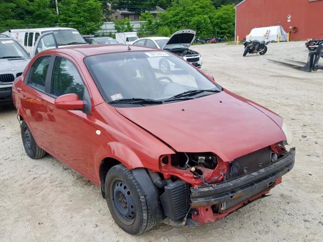 KL1TD52615B410714 - 2005 CHEVROLET AVEO BASE Qırmızı foto 1