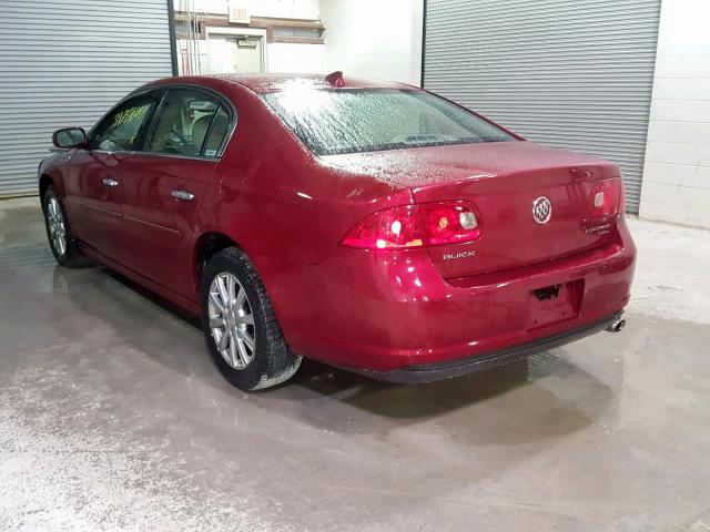 1G4HC5E12AU125404 - 2010 BUICK LUCERNE CX RED photo 3