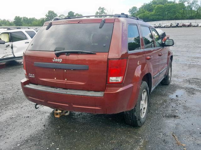 1J8GR48KX7C618476 - 2007 JEEP GRAND CHER MAROON photo 4