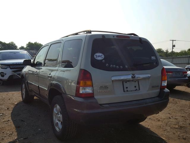 4F2CZ96104KM26272 - 2004 MAZDA TRIBUTE ES BEIGE photo 3