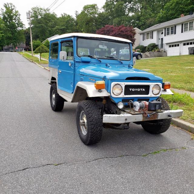 JT3FJ40CXC3352518 - 1982 TOYOTA LAND CRUIS BLUE photo 1