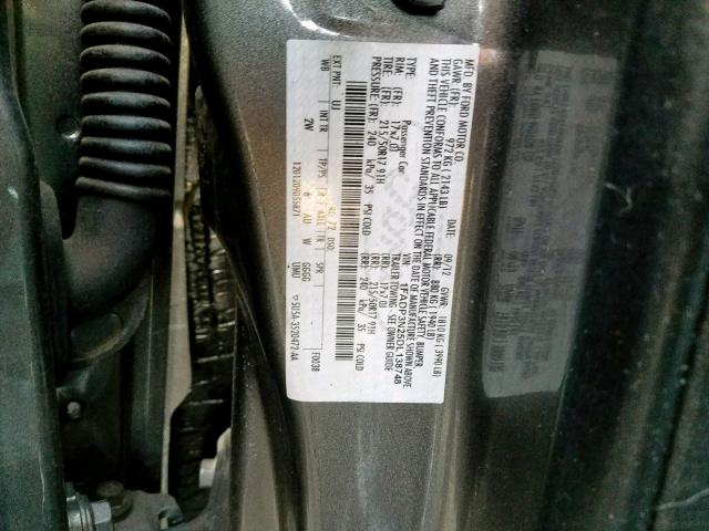 1FADP3N25DL138748 - 2013 FORD FOCUS TITA GRAY photo 10