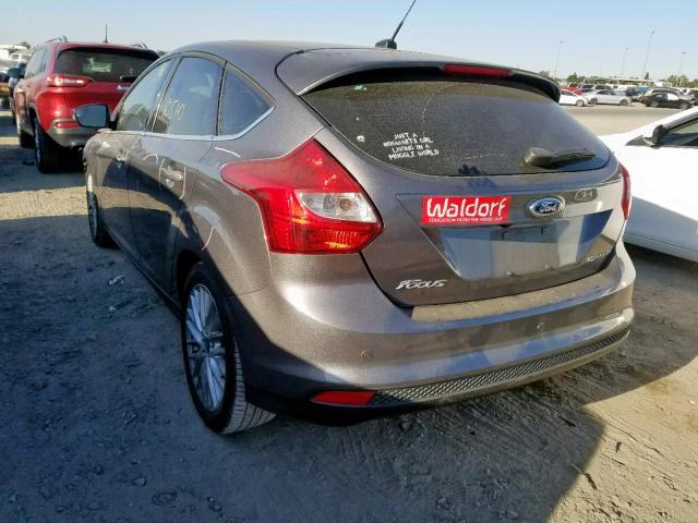 1FADP3N25DL138748 - 2013 FORD FOCUS TITA GRAY photo 3