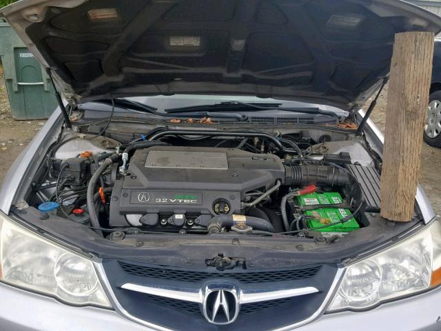 19UUA566X3A058558 - 2003 ACURA 3.2TL GRAY photo 7