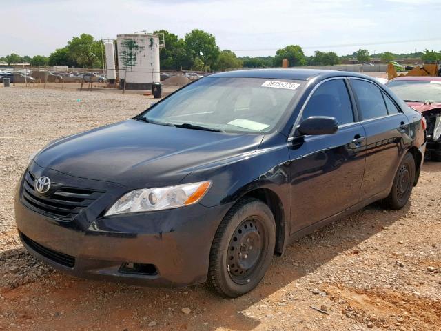 4T1BE46K97U148477 - 2007 TOYOTA CAMRY NEW BLACK photo 2