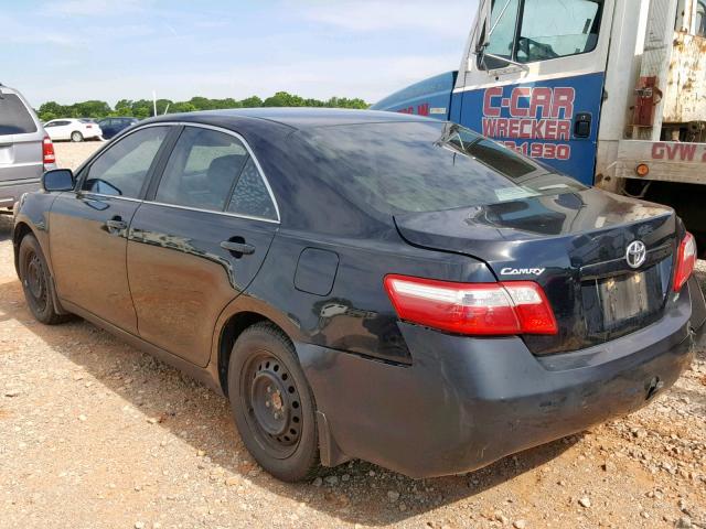 4T1BE46K97U148477 - 2007 TOYOTA CAMRY NEW BLACK photo 3