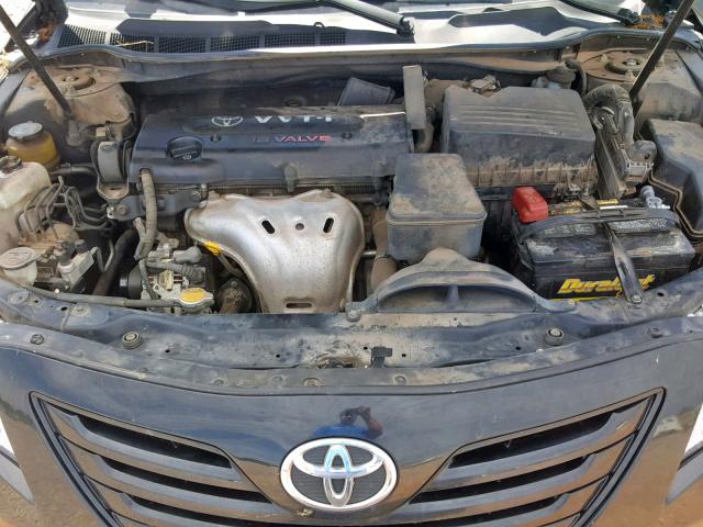 4T1BE46K97U148477 - 2007 TOYOTA CAMRY NEW BLACK photo 7