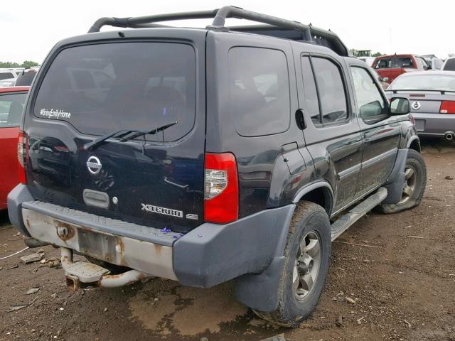 5N1ED28Y03C629739 - 2003 NISSAN XTERRA XE BLACK photo 4